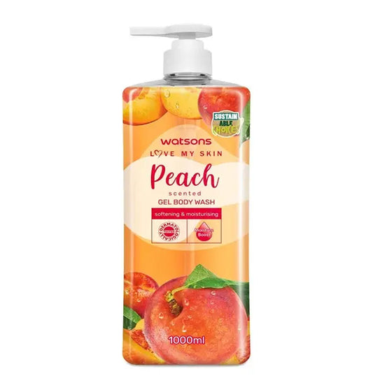 WATSONS Peach Gel Body Wash 1000ml