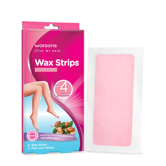 Watsons Wax Strips for Normal Skin, 8 sheets