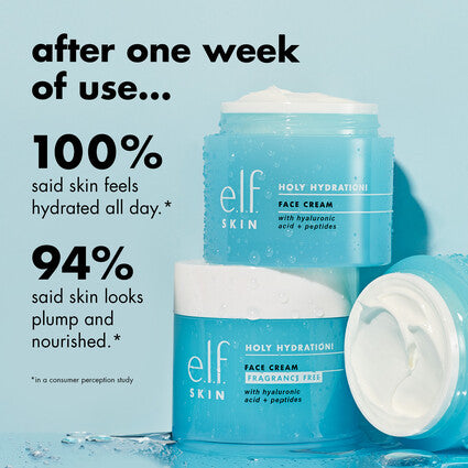 e.l.f. SKIN Holy Hydration Fragrance Free Face Cream 50g