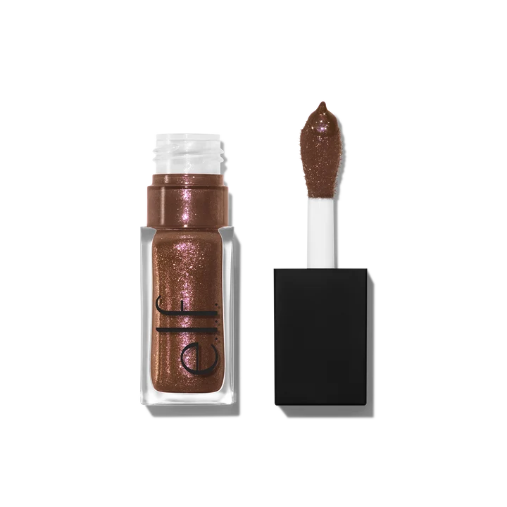 e.l.f Cosmetics Glow Reviver Lip Oil Glimmer- Chocoluxe