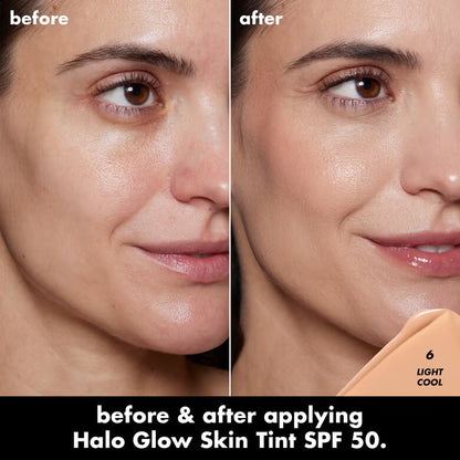e.l.f Cosmetics Halo Glow Skin Tint SPF50- 6 Light Cool 30ml