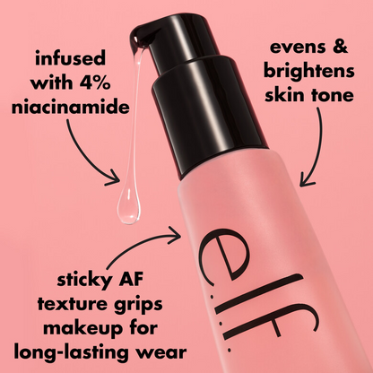 e.l.f Cosmetics Power Grip Primer + 4% Niacinamide- Clear 24ml