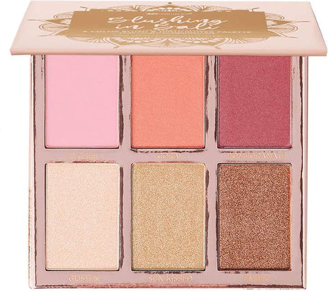 Blushing In Bali 6 Color Blush & Highlighter Palette