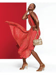 Michael Kors SoHo Small Metallic Sequined Quilted Shoulder Bag