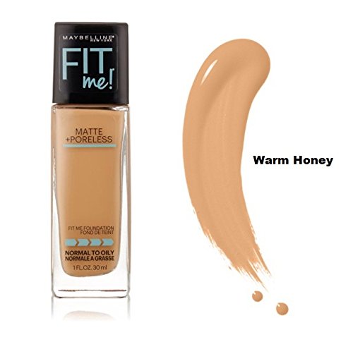 Maybelline Fit Me Matte+ Poreless Normal to Oily Foundation- 322 Warm Honey