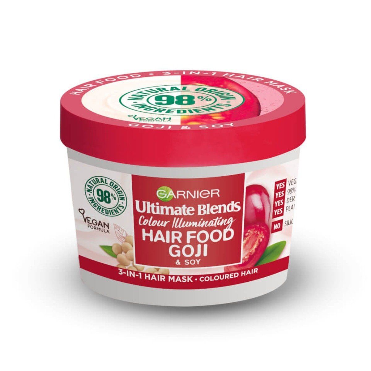 Garnier Ultimate Blends Hair Food Hair Food Goji & Soy Hair Mask 390ml