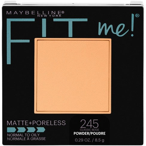 Maybelline Fit Me Matte+ Poreless Face Powder 245 Classic Beige