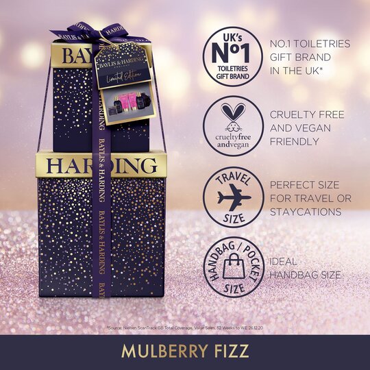 Baylis & Harding Mulberry Fizz Mini Stack Gift Set