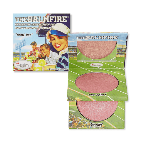 The Balm Fire Highlighting Shadow Blush Duo- Game Day