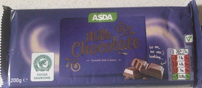 ASDA Milk Chocolate Smooth And Creamy 200g