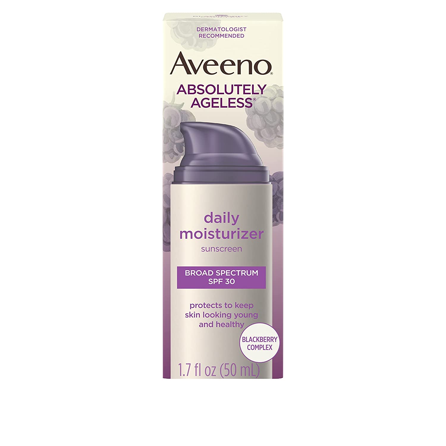 Aveeno Absolutely Ageless Daily Moisturizer With Sunscreen SPF30, 50ml