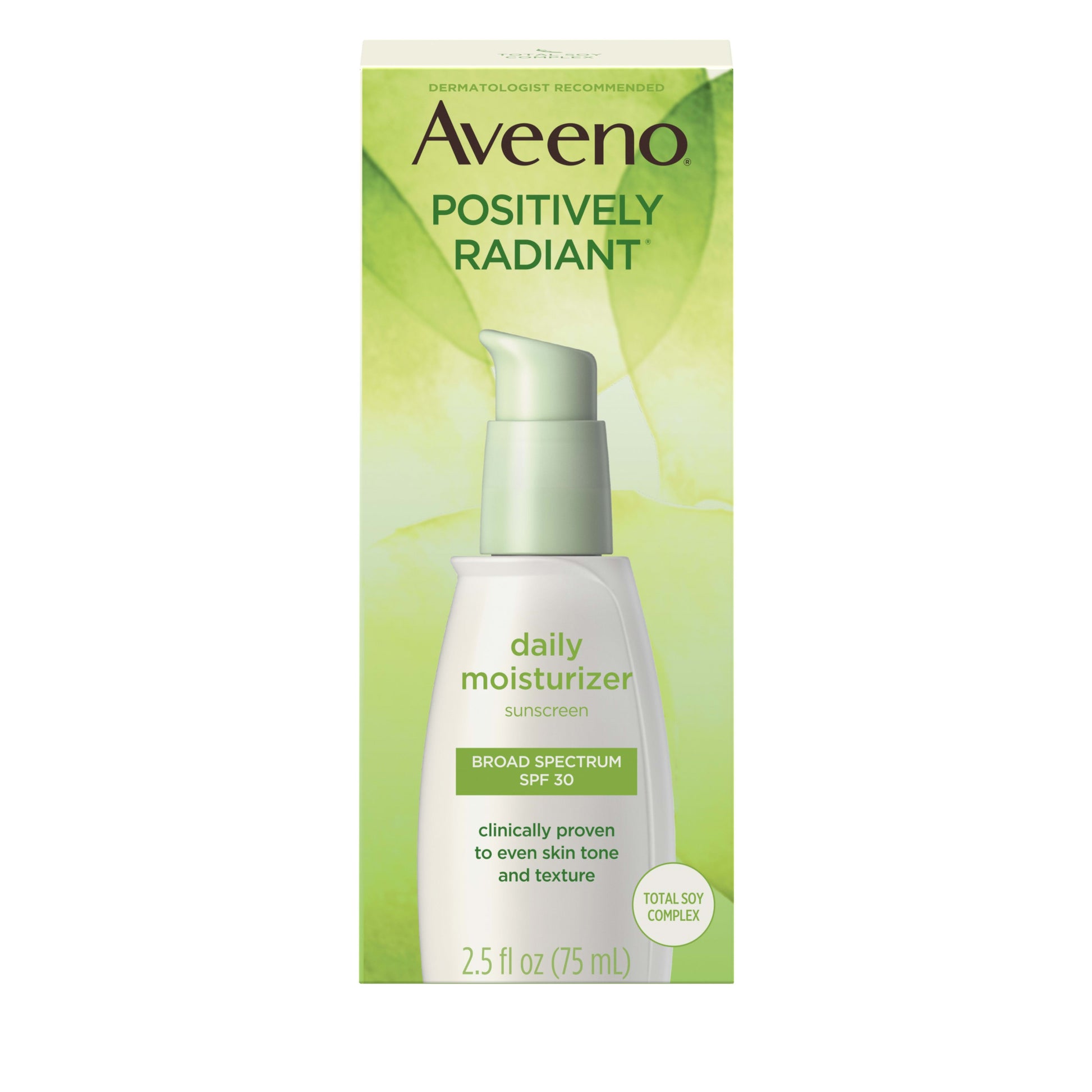 Aveeno Positively Radiant Daily Moisturizer SPF30 75ml