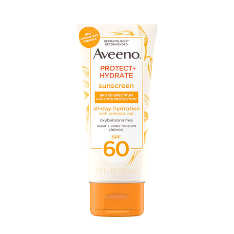 Aveeno Protect + Hydrate Sunscreen SPF60, 88ml
