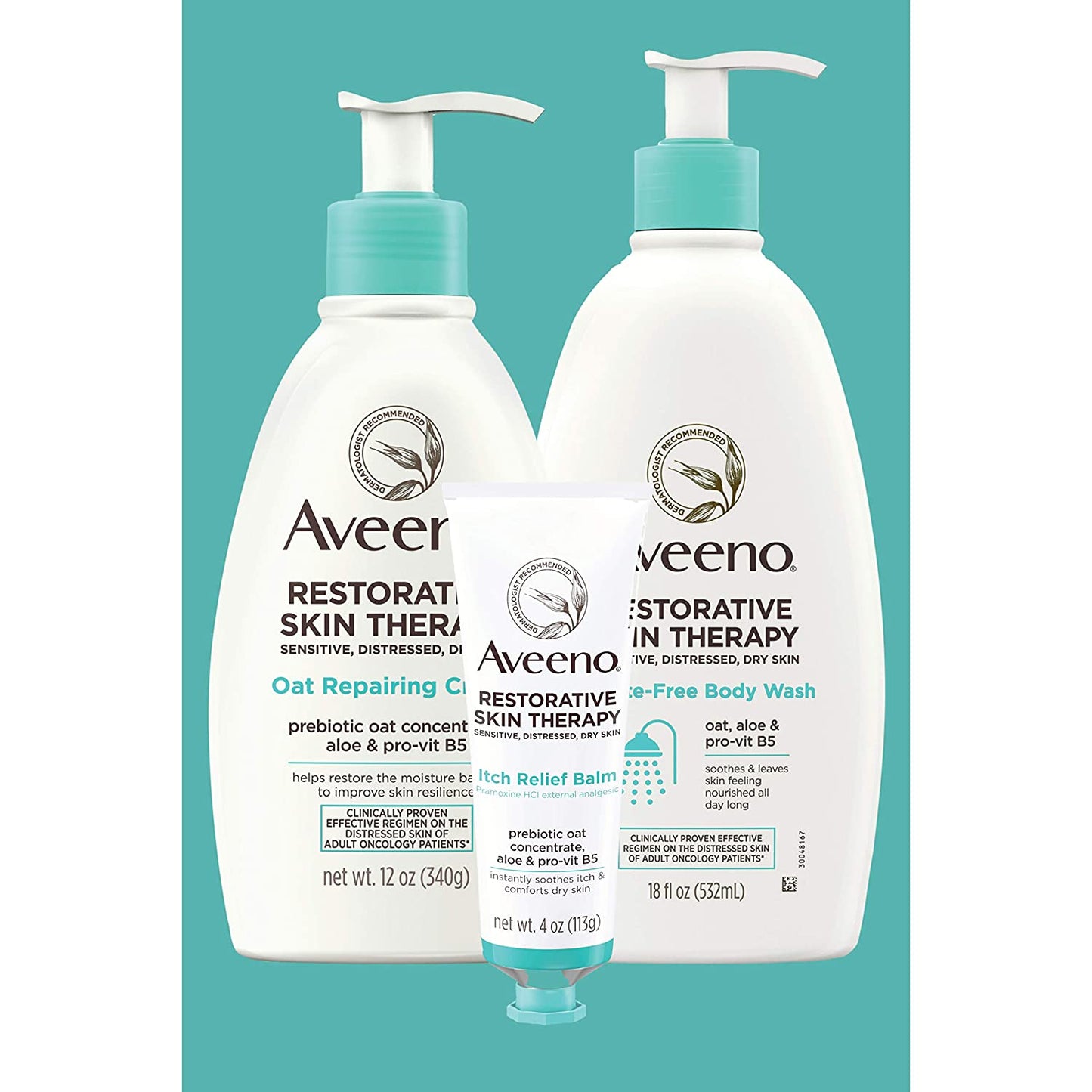 Aveeno Restorative Skin Therapy Oat Repairing Cream 340 g