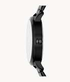 Fossil Lexie Luther Three-Hand Black Stainless Steel Watch