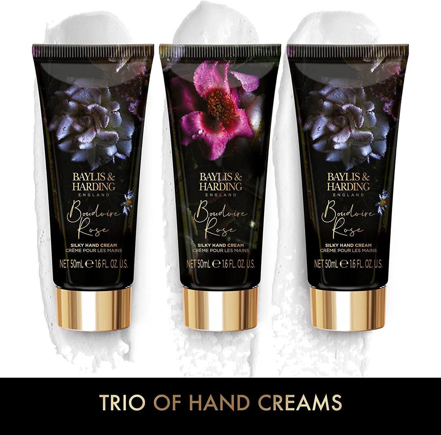 Baylis & Harding Boudoire Rose 3 Hand Cream Gift Set