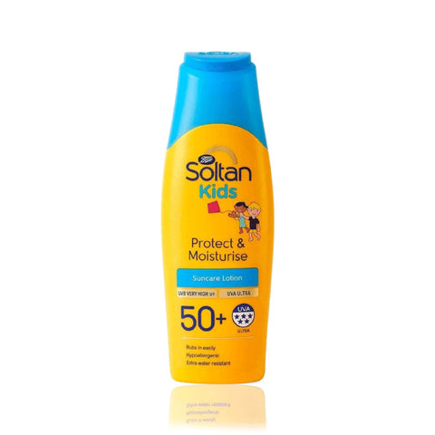 Boots Soltan Kids Protect & Moisturise Lotion SPF50+, 200ml