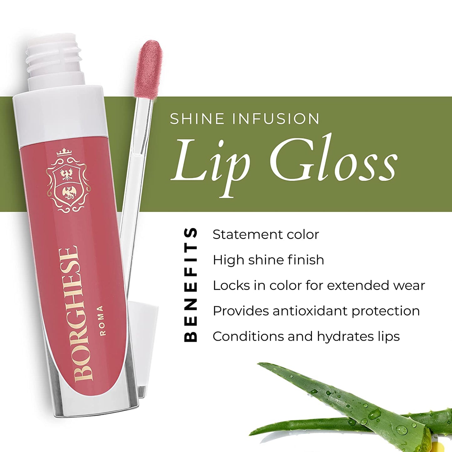 Borghese Shine Infusion Lip Gloss- Devotion