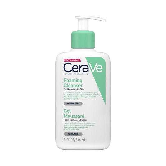 CeraVe Foaming Cleanser For Normal To Oily Skin Gel Moussant-236ml