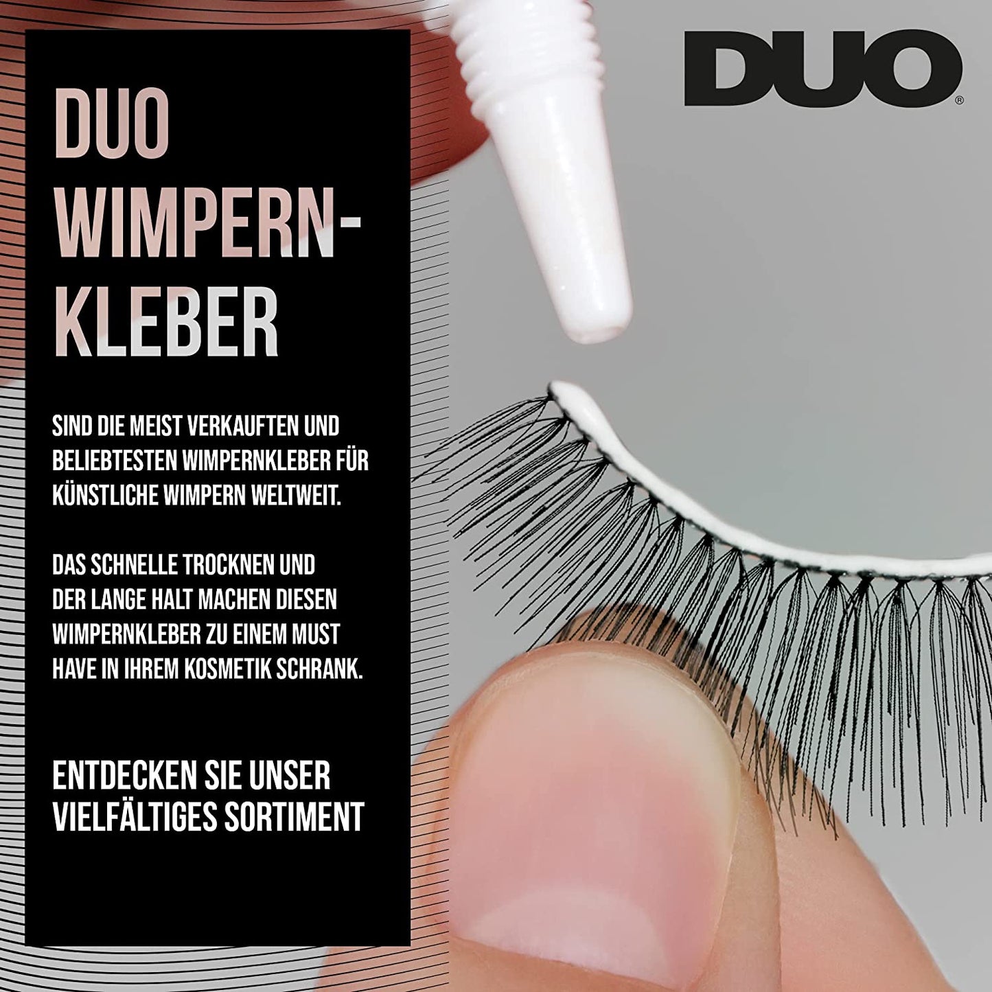 DUO - Quick-Set Striplash Artificial Eyelash Adhesive - White/Clear 7g