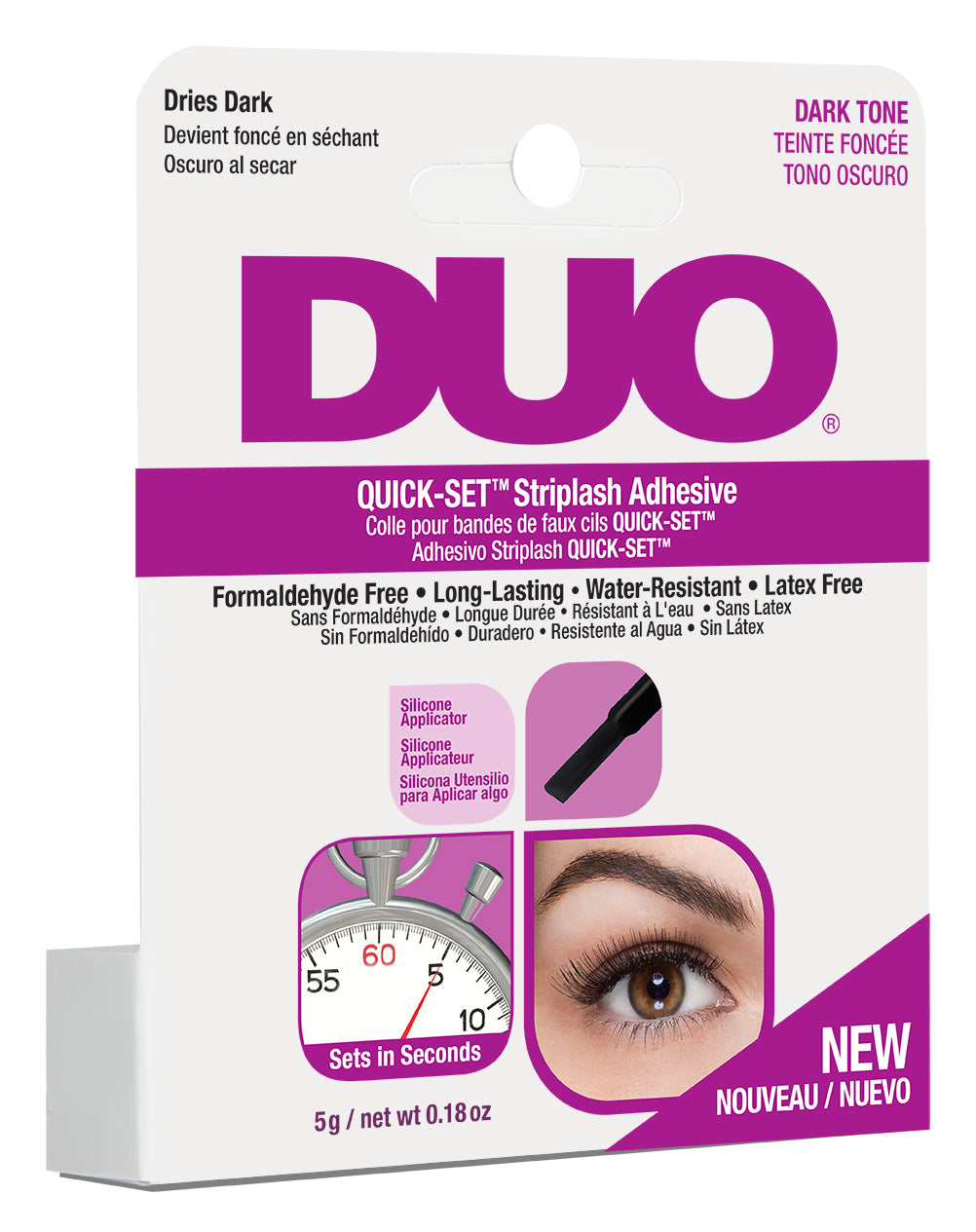 Duo Quick-Set Striplash Adhesive Dark Tone 5g
