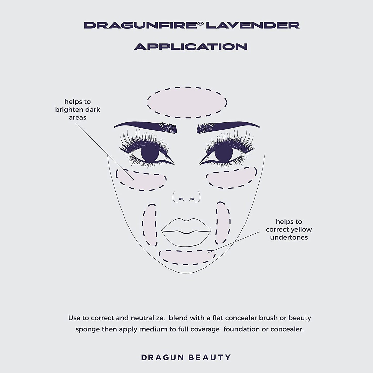 Dragun Beauty Dragunfire Color Corrector- Lavender