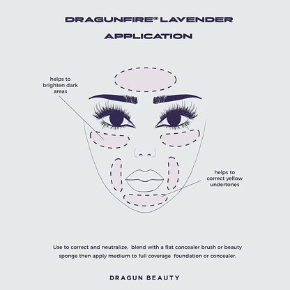 Dragun Beauty Dragunfire Color Corrector- Lavender