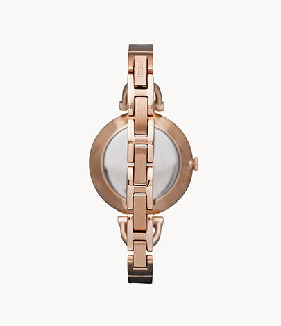 Fossil Georgia Rose-Tone Stainless Steel Watch