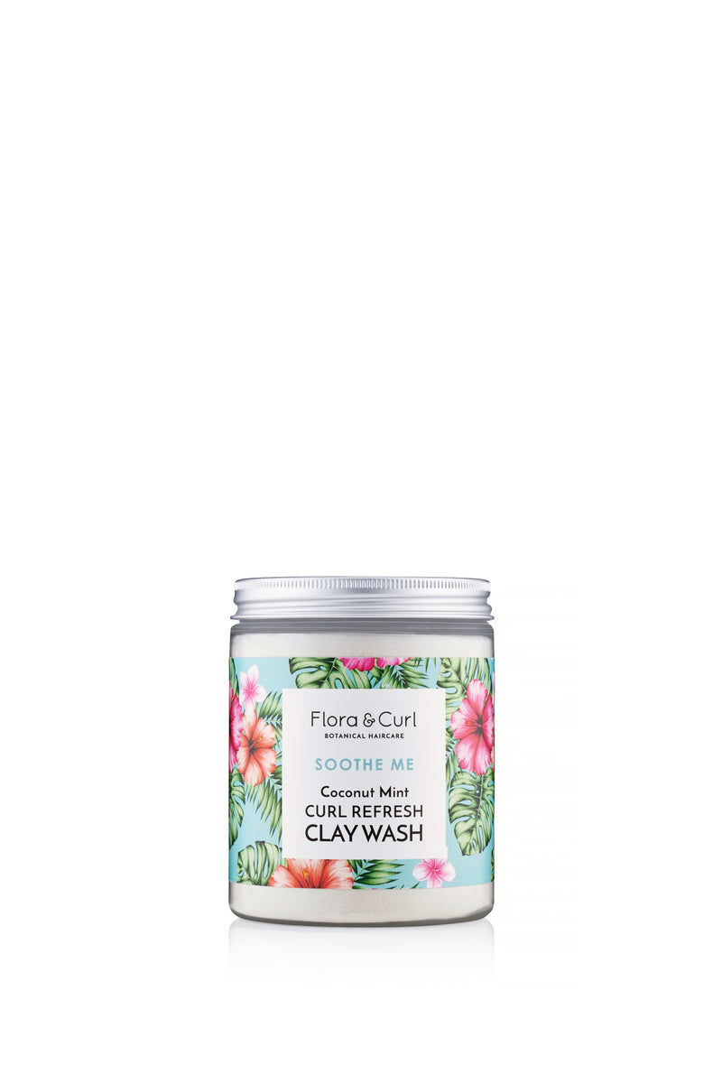 FLORA & CURL Coconut Mint Curl Refresh Clay Wash 260g