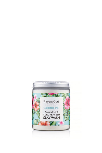 FLORA & CURL Coconut Mint Curl Refresh Clay Wash 260g