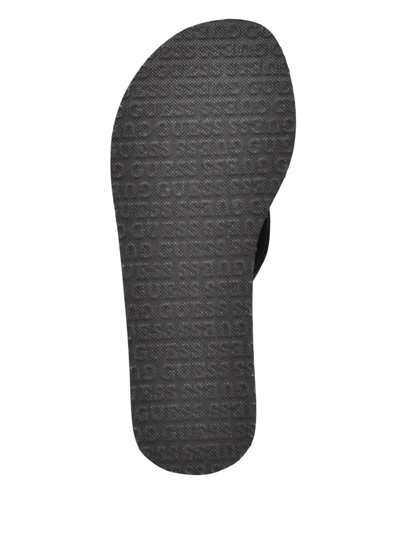 Guess Marts Dangle Charm Platform Wedge Sandals- Black
