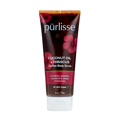 Purlisse Coconut Oil + Hibiscus Coffee Body Scrub 170ml
