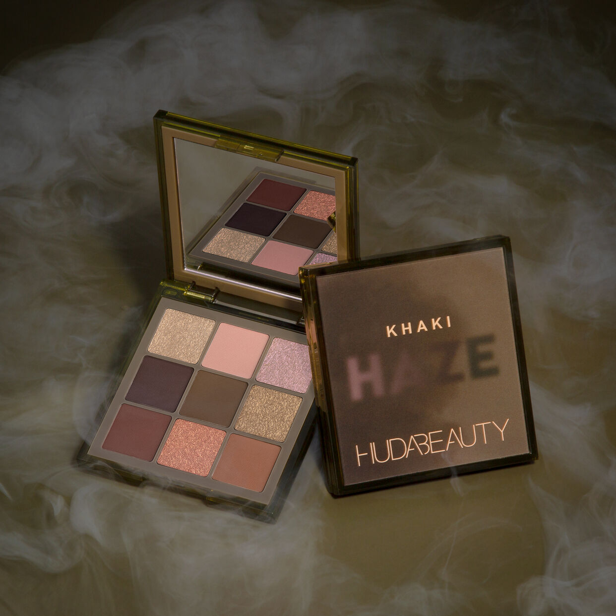 Huda Beauty Haze Obsessions Eyeshadow Palette- Khaki 5.8g