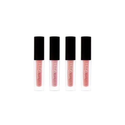 Huda Beauty Liquid Matte Minis Lipstick Blushed Nudes-set