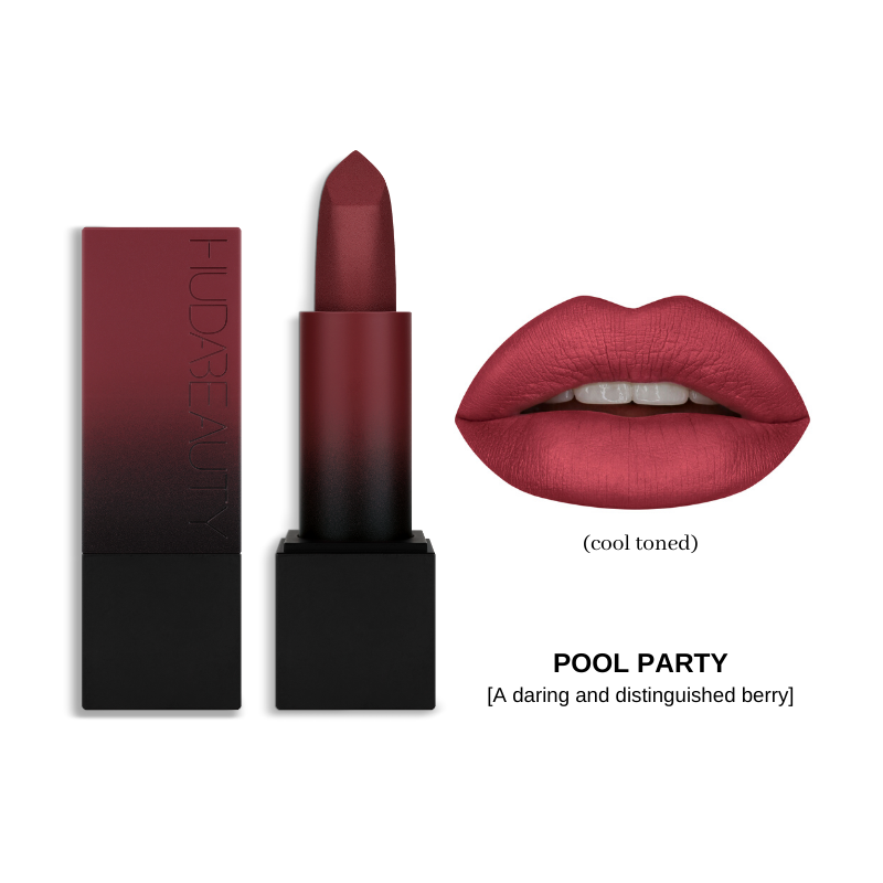 Huda Beauty Power Bullet Matte Lipstick Pool Party