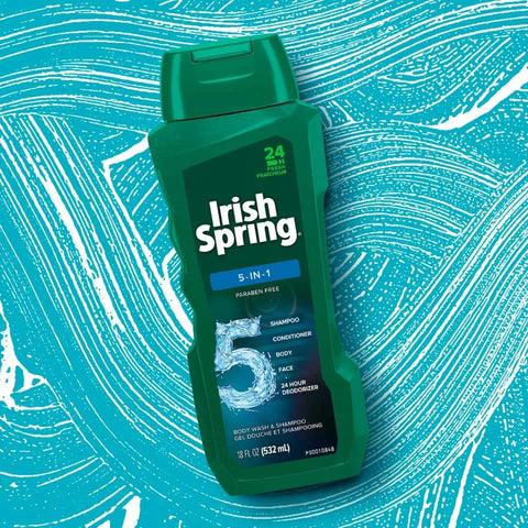 Irish Spring 5 in 1 Body Wash & Shampoo 532ml