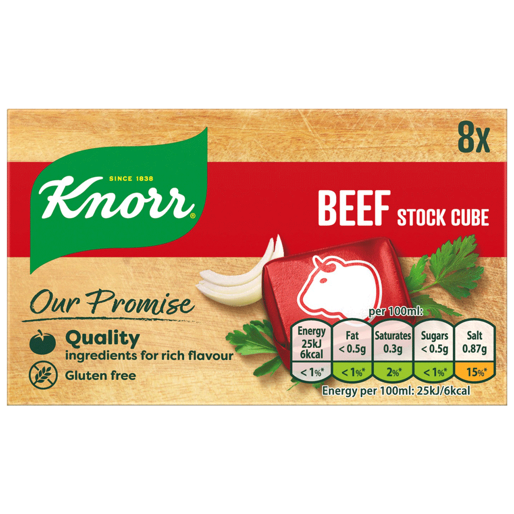 Knorr Beef Stock Cube (8x10g)