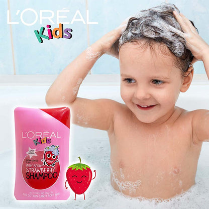 L'oreal Kids Extra Gentle 2 in 1 Very Berry Strawberry Shampoo 250ml