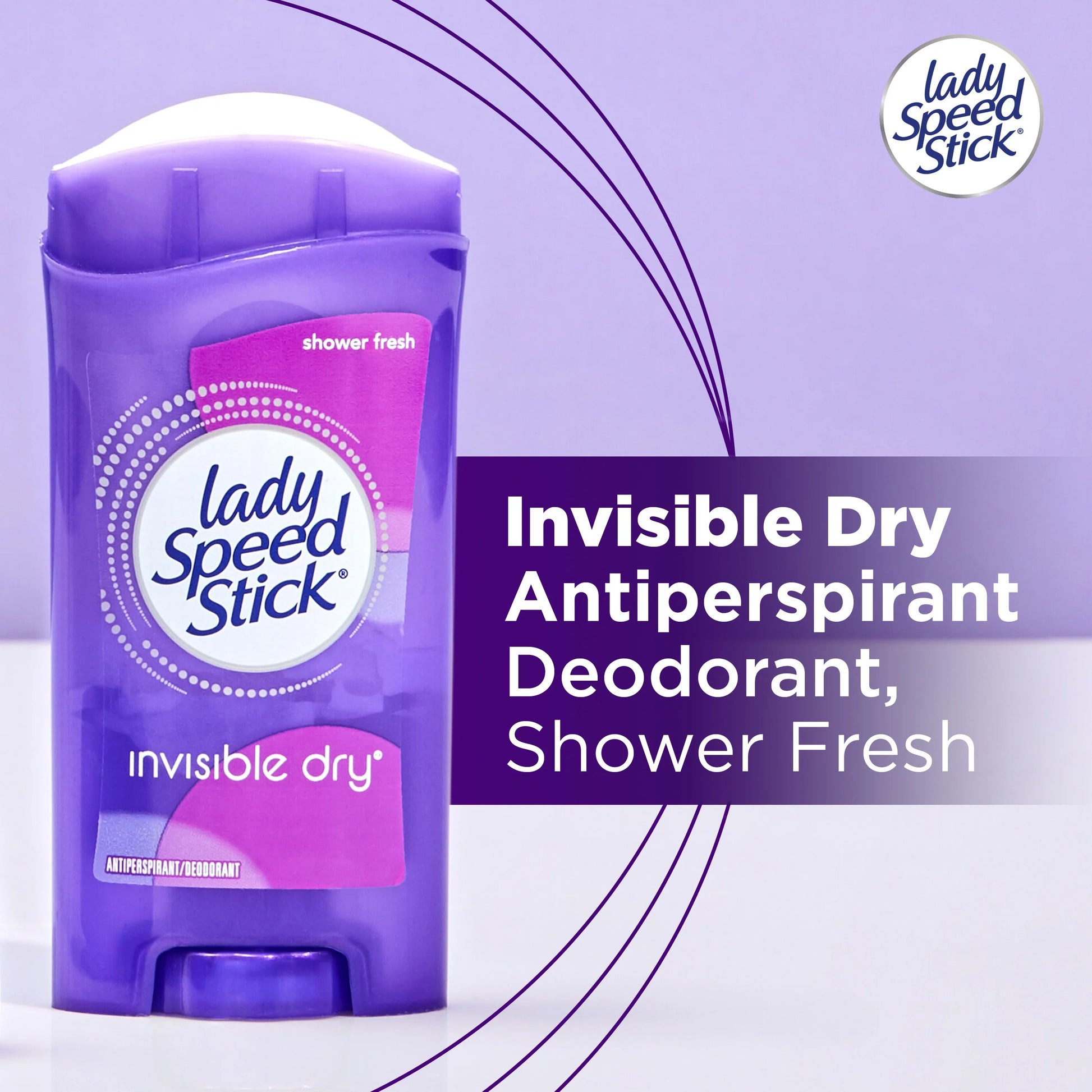 Lady Speed Stick Invisible Antiperspirant Deodorant- Shower Fresh 65g