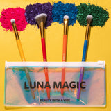 Luna Magic Beauty Blend It Girl Makeup Brushes with Pouch