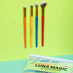 Luna Magic Beauty Blend It Girl Makeup Brushes with Pouch