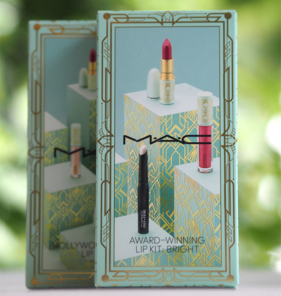 MAC Award-Winning Lip Kit Primer, Lipstick & Gloss Set Bright