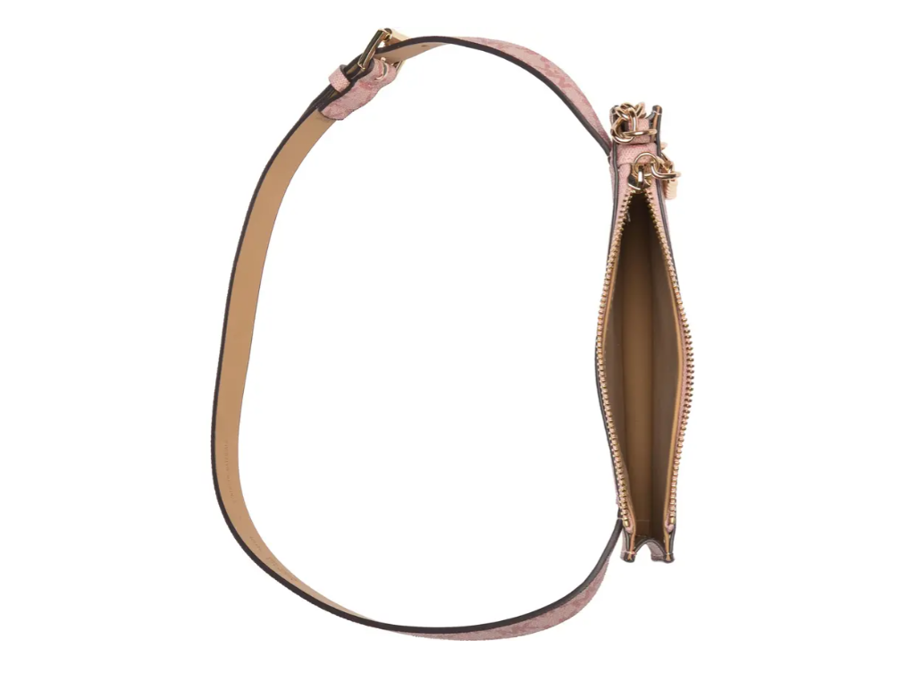 MICHAEL KORS Pull Chain Leather Belt Bag-Pink