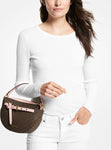 Michael Kors Emilia Medium Logo Shoulder Bag- Powder Blush