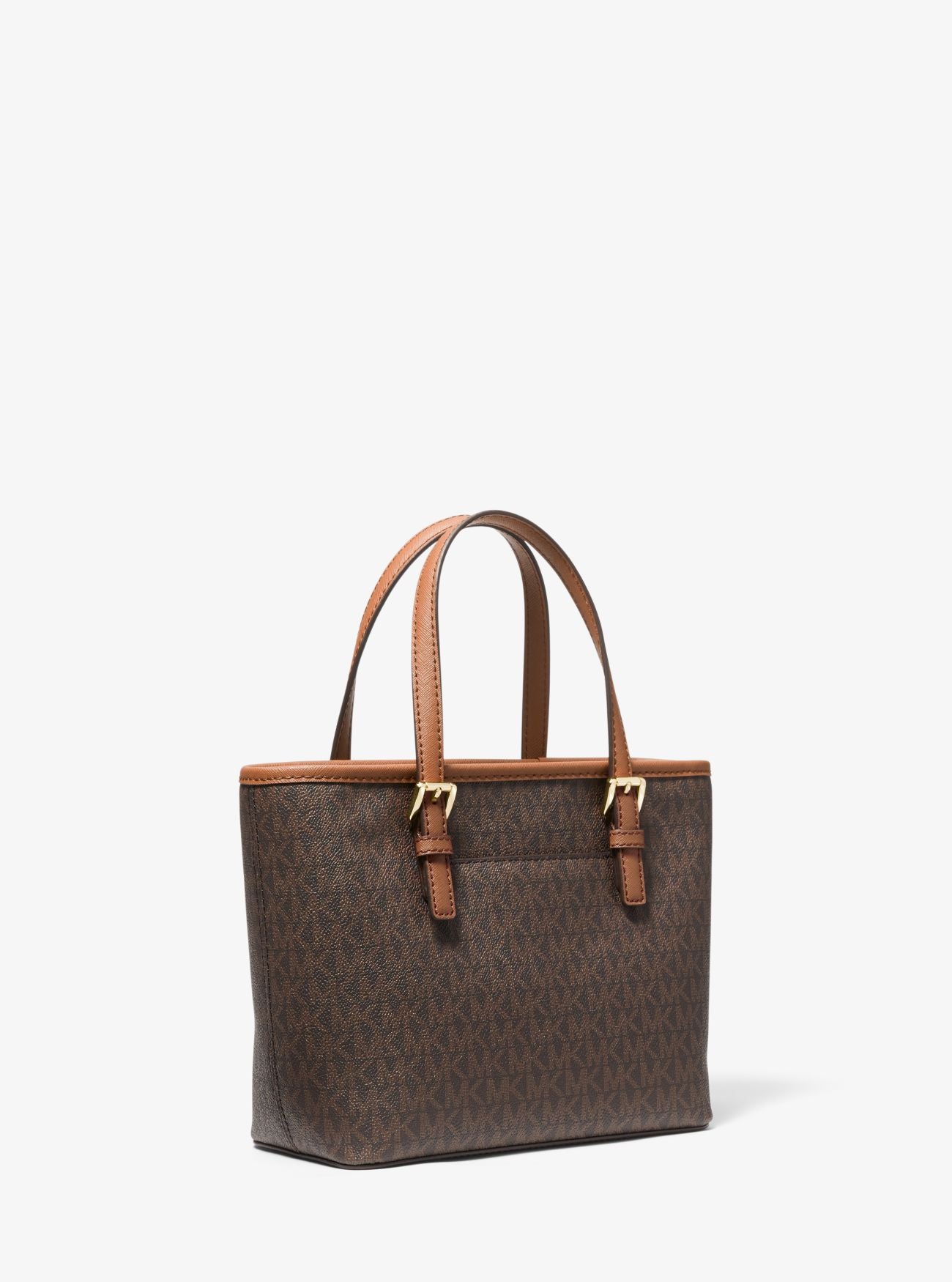 Michael kors jet clearance set travel tote brown