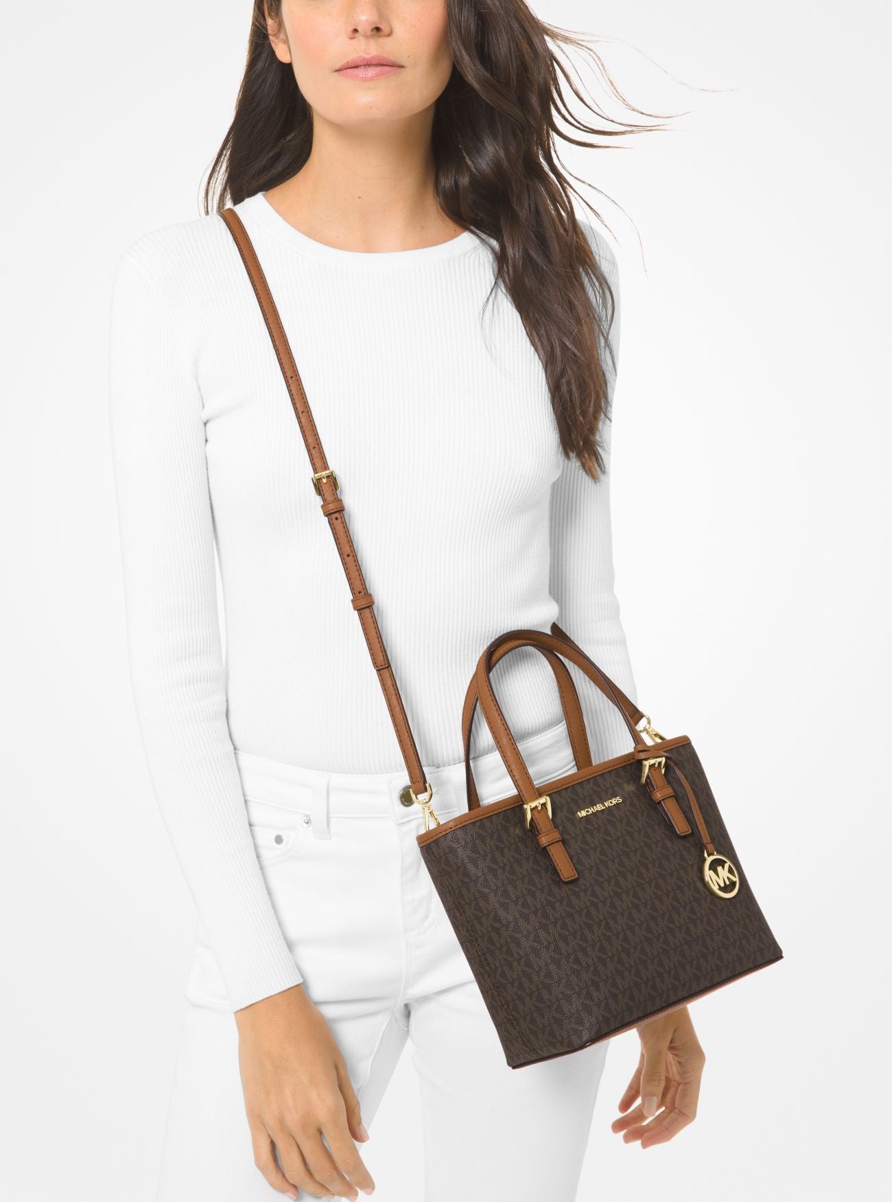 Michael kors jet shop set travel tote bag