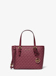Michael Kors Jet Set Travel Extra-Small Logo Top-Zip Tote Bag- Mulberry MLT
