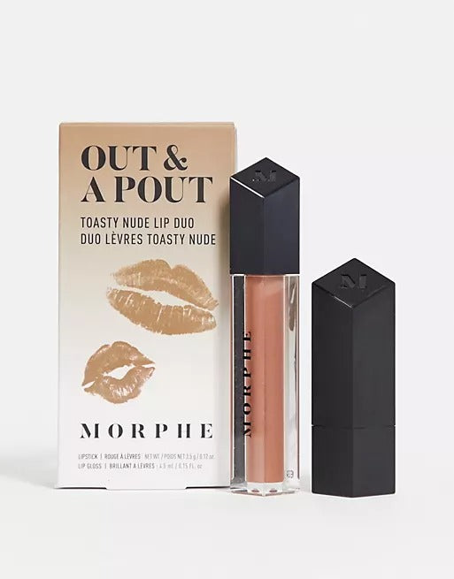 Morphe Out & A Pout Toasty Nude Lip Duo