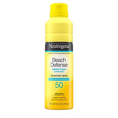 Neutrogena Beach Defense Water + Sun Protection Sunscreen Spray SPF50
