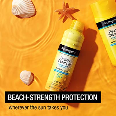 Neutrogena Beach Defense Water + Sun Protection Sunscreen Spray SPF50